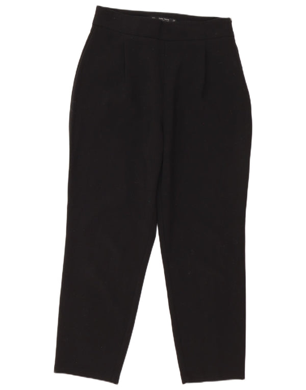 Zara Calça feminina casual cônica média W30 L26 preta