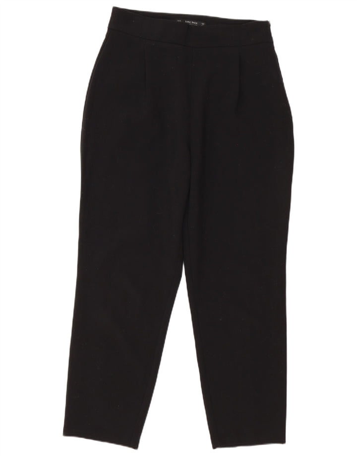 Zara Calça feminina casual cônica média W30 L26 preta