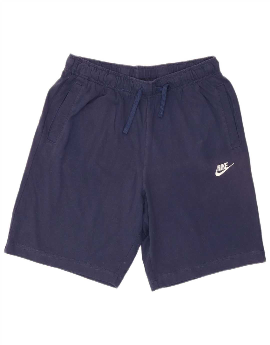 Shorts esportivos masculinos Puma médio azul marinho algodão