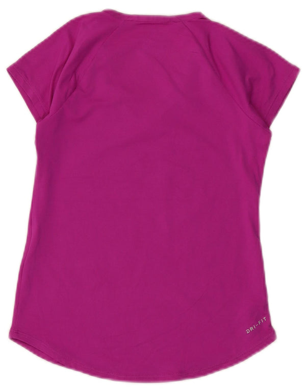 Camiseta Nike Girls Dri Fit Top 8-9 Anos Pequeno Roxo