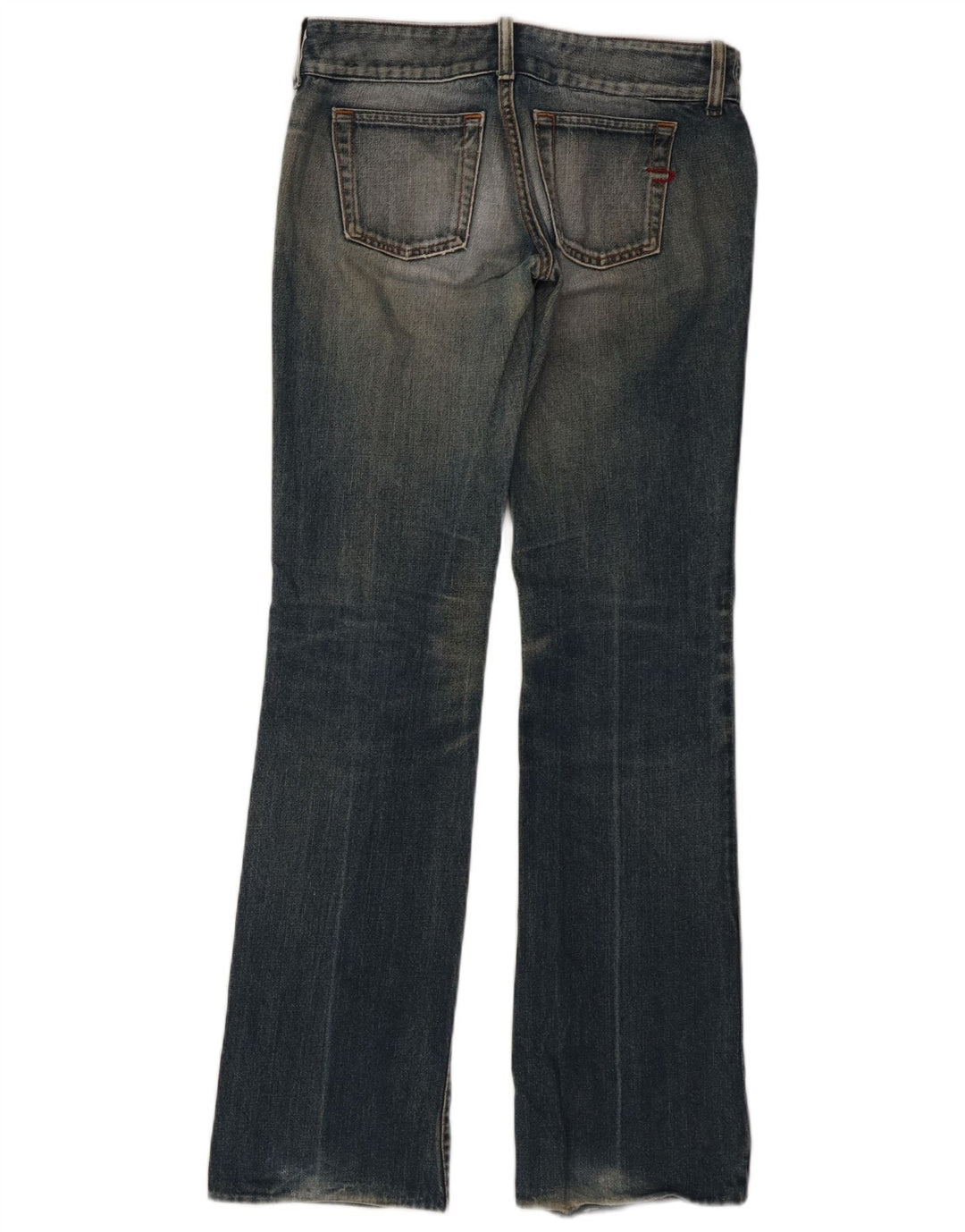 Jeans retos femininos DIESEL W28 L32 algodão azul
