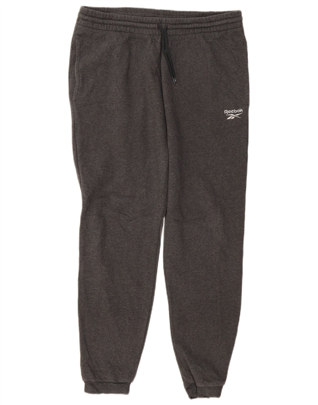 REEBOK Calça de treino masculina Joggers grande algodão cinza