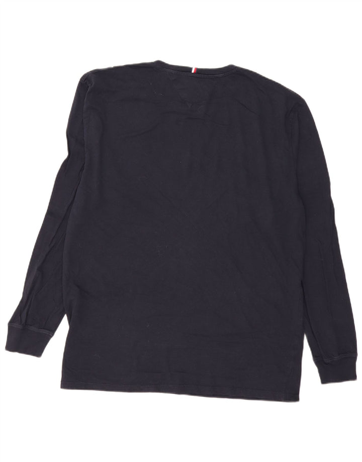 Tommy Hilfiger Mens Top Manga Longa XL Azul Marinho