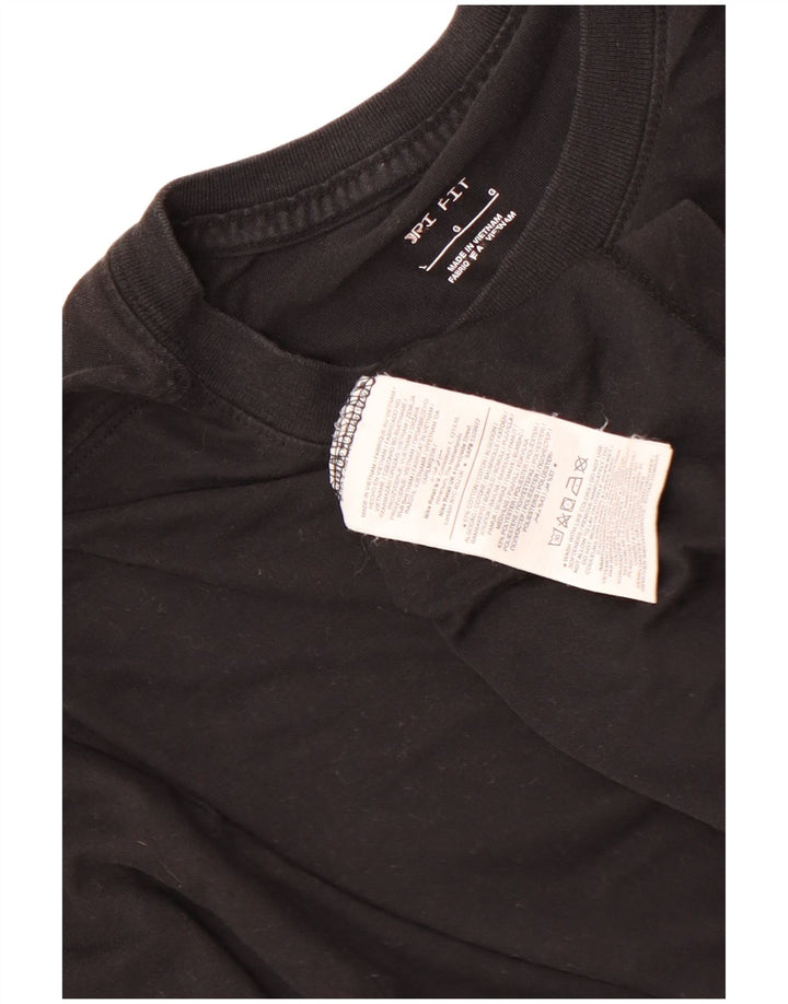 Camiseta Nike Masculina Dri Fit Graphic Top Grande Algodão Preto