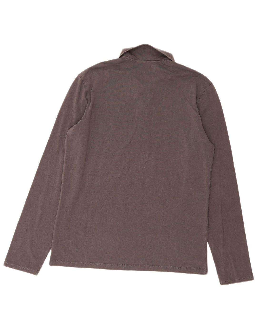 Guess Camisa polo masculina de manga comprida extra slim fit grande cinza