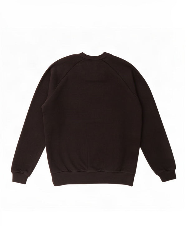 Zara moletom gráfico masculino jumper médio preto algodão