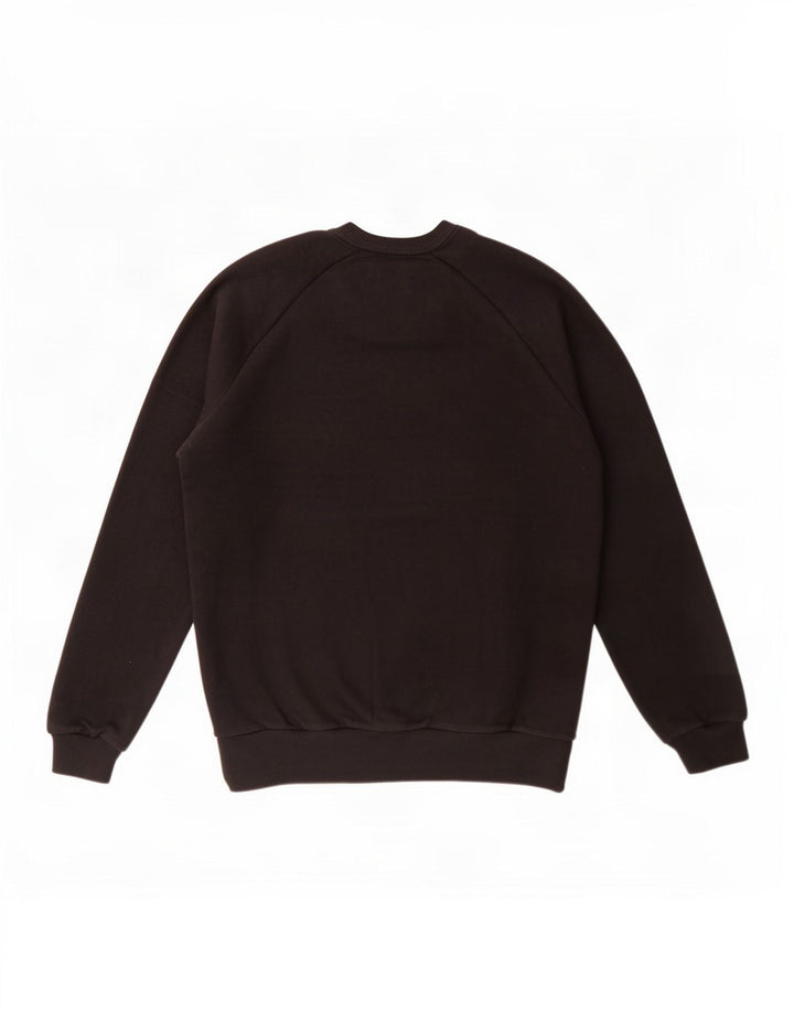 Zara moletom gráfico masculino jumper médio preto algodão