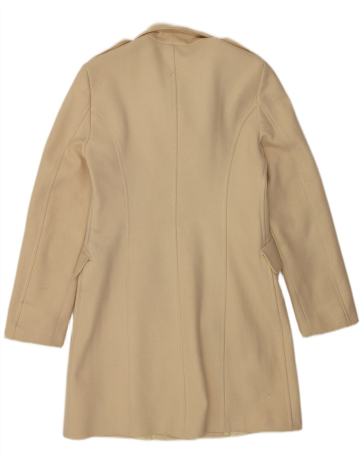 Sobretudo feminino Benetton IT 44 médio off white lã