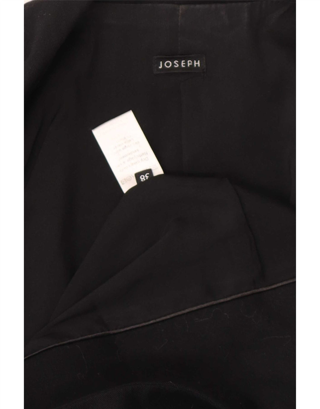 Jaqueta blazer feminina Joseph com 1 botão IT 38 XS lã virgem preta
