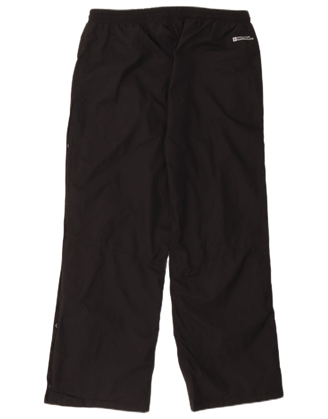 Calça impermeável feminina UK 14 grande nylon preto do armazém da montanha