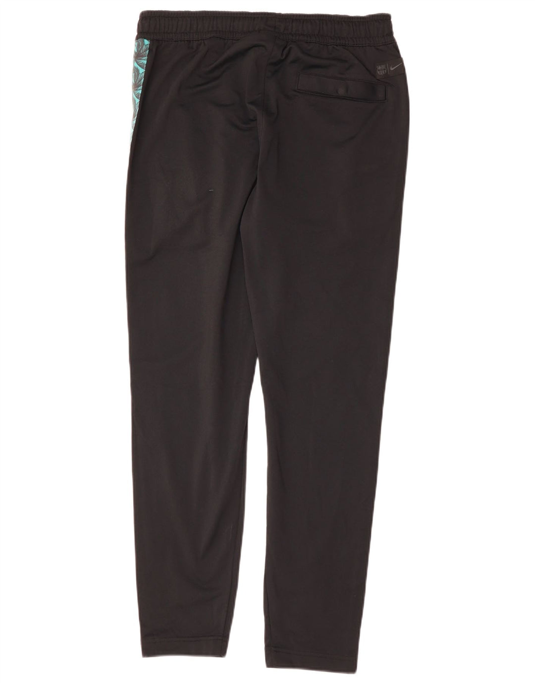 Calça de treino masculina NIKE Graphic preto médio em bloco colorido de poliéster