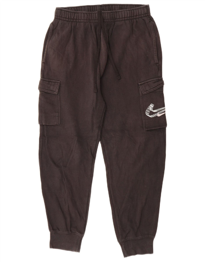 Nike Mens Cargo Calças de treino Joggers Médio Algodão Preto