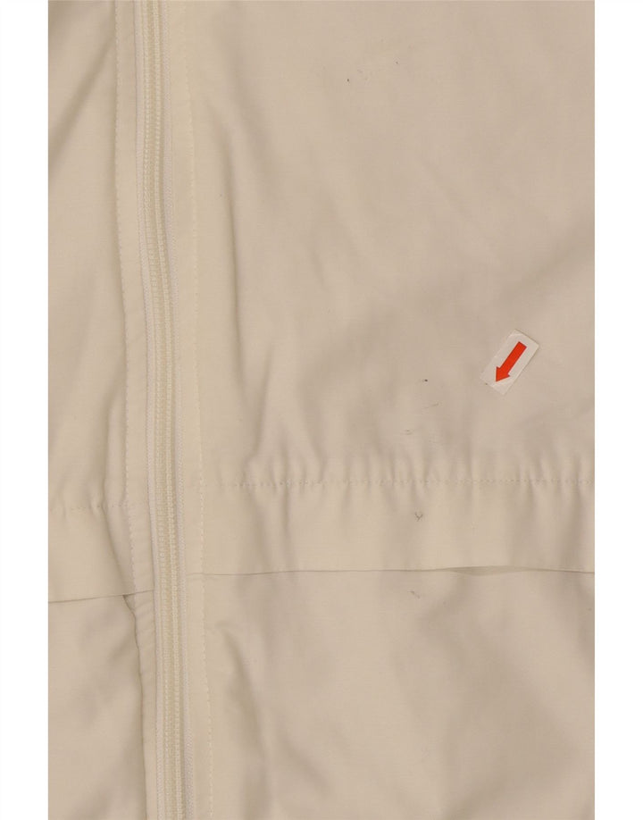 Jaqueta corta-vento feminina Nike UK 4/6 XS algodão branco