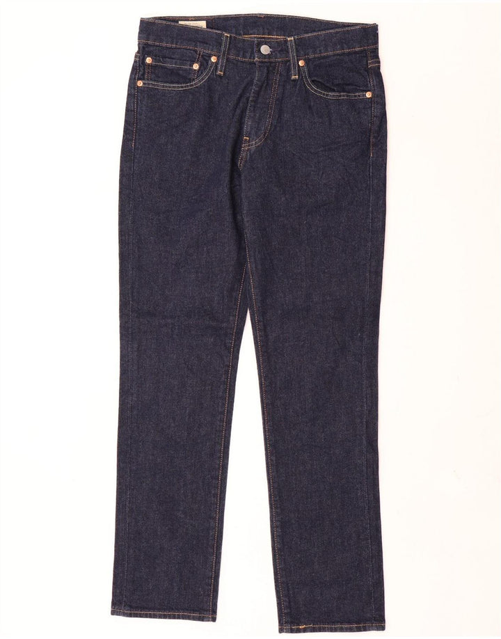 Levi's Masculino 511 Slim Jeans W32 L30 Azul Marinho Algodão