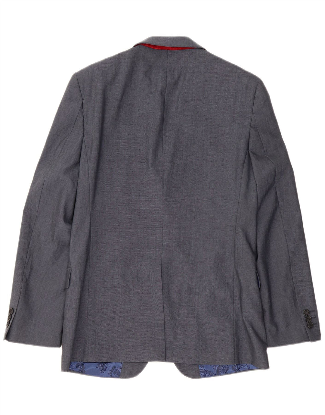 Jaqueta blazer masculina de 2 botões Ted Baker Reino Unido 38 azul médio