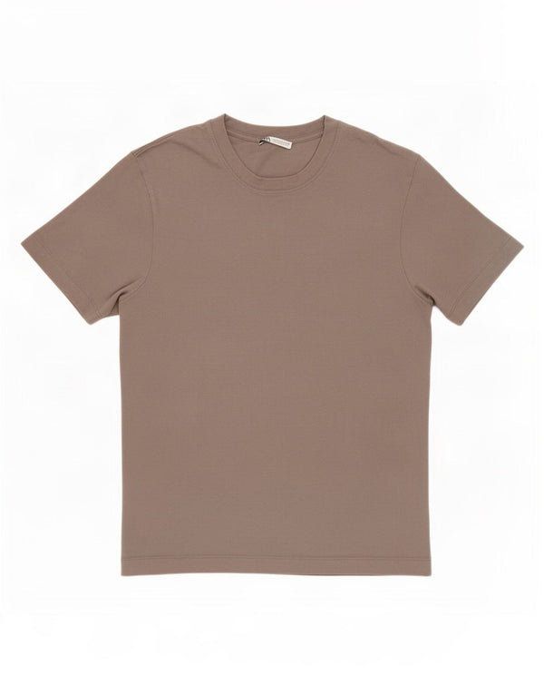 Zara Camiseta masculina cinza médio