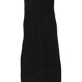 Vestido feminino Zara com bainha sem mangas UK 10 pequeno preto