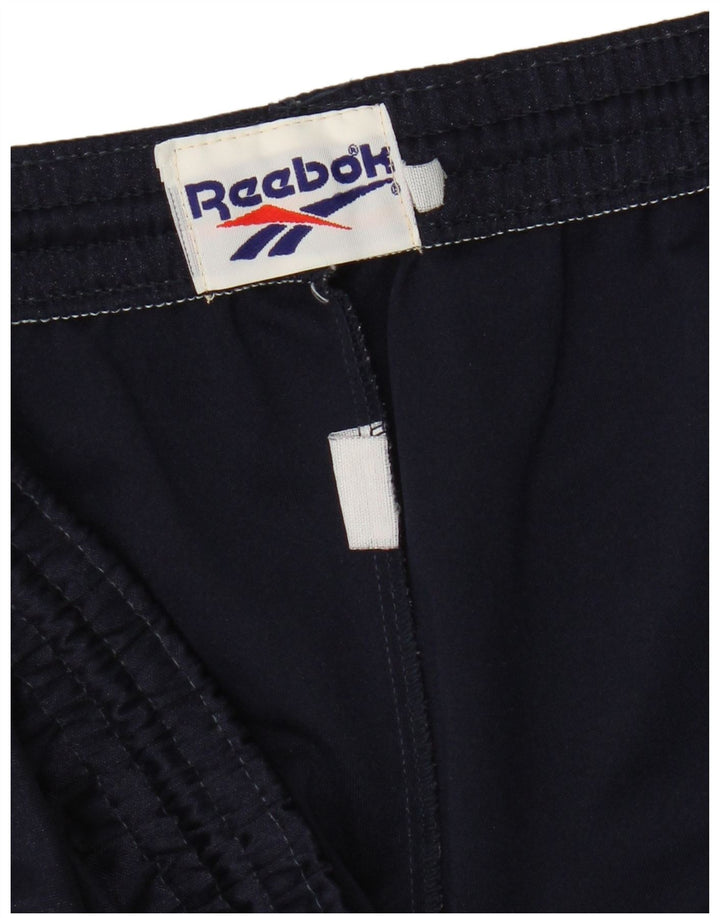 Shorts esportivos masculinos Reebok grandes azul marinho