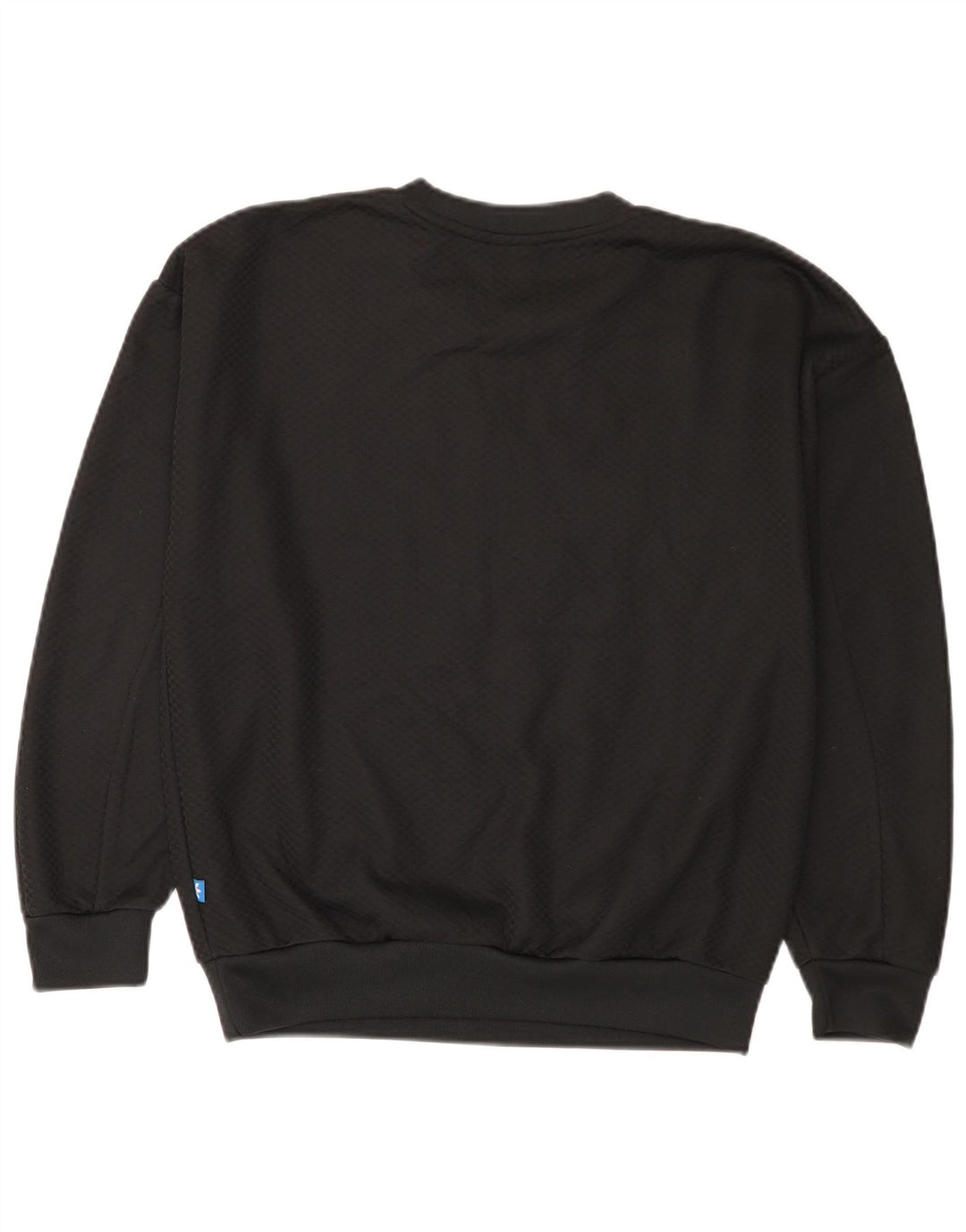 Adidas Womens Graphic Sweatshirt Jumper UK 8 Pequeno Preto Geométrico