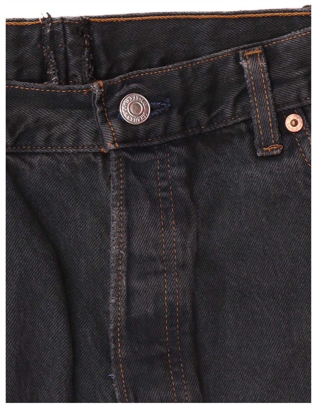 Saia jeans feminina LEVI'S W28 cinza médio