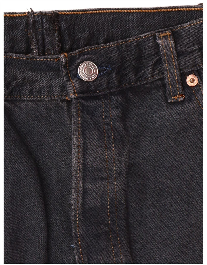 Saia jeans feminina LEVI'S W28 cinza médio