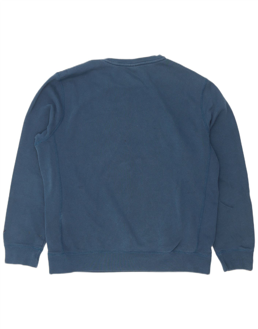 Puma Mens Graphic Moletom Jumper Grande Algodão Azul