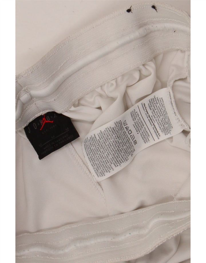Jordan Mens Sport Shorts Médio Branco Colourblock Poliéster