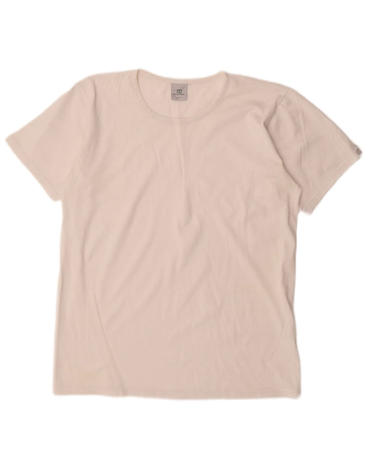 Camiseta masculina HENRY COTTONS top médio off white algodão