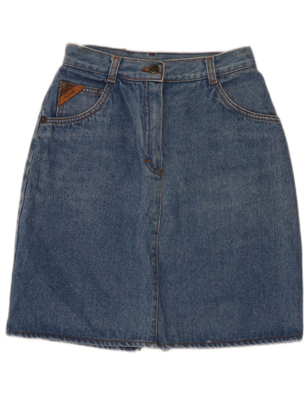 Saia jeans feminina El Paso W24 XS azul