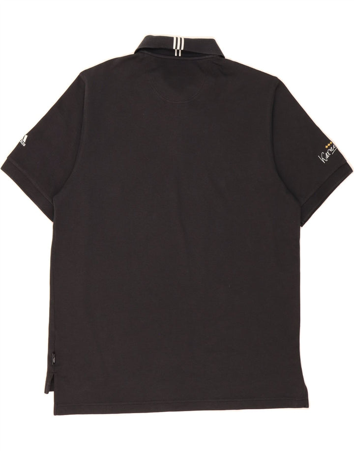 ADIDAS Mens Climalite Polo Shirt XL Black Cotton Vintage Adidas and Second-Hand Adidas from Messina Hembry 