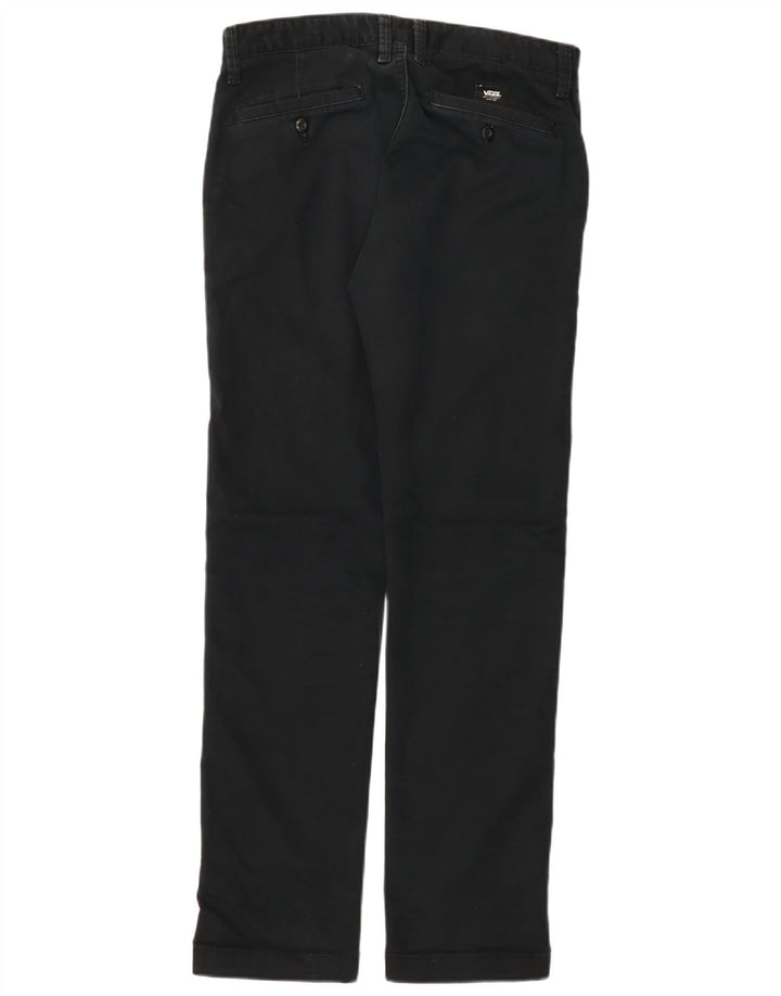 Calças VANS masculinas Straight Chino W30 L32 Azul Marinho Algodão