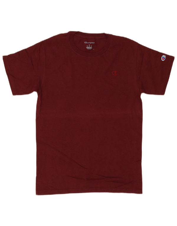 Camiseta masculina Champion pequena Borgonha