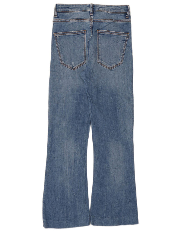 Calça jeans feminina Zara Bootcut EU 36 XS W26 L26 azul
