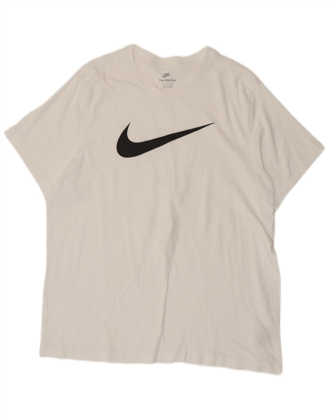 Camiseta Nike masculina gráfica Top 2XL algodão branco