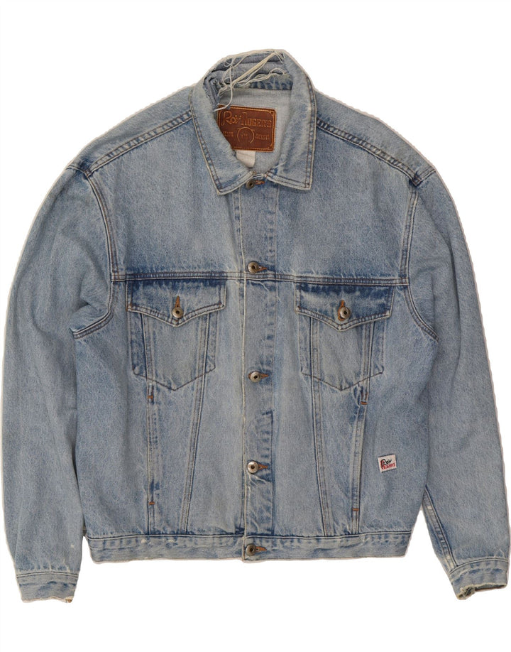 Jaqueta jeans masculina ROY ROGERS Reino Unido 38 azul médio