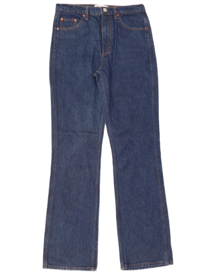 ZARA Mulheres Bootcut Jeans EU 38 Pequeno W28 L34 Azul