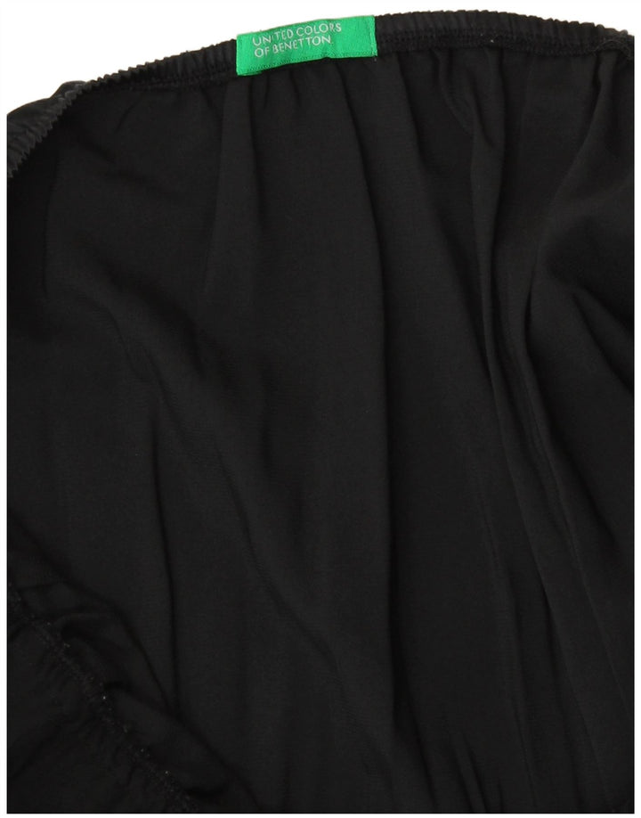 Benetton Cami Top Feminino UK 12 Médio Preto