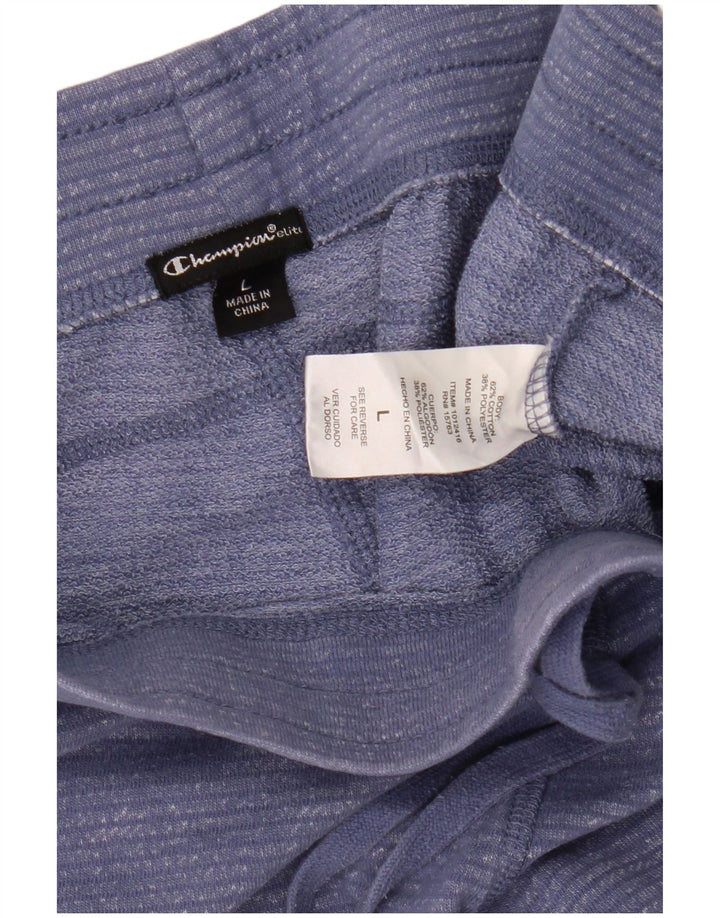 Calça de treino feminina CHAMPION Joggers UK 14 grande azul manchado