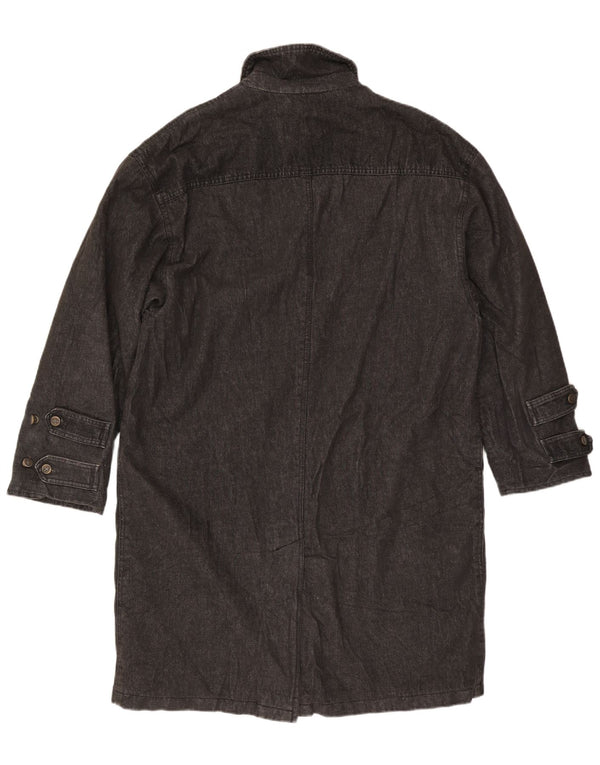Casaco jeans masculino Trussardi Reino Unido 40 grande algodão azul marinho