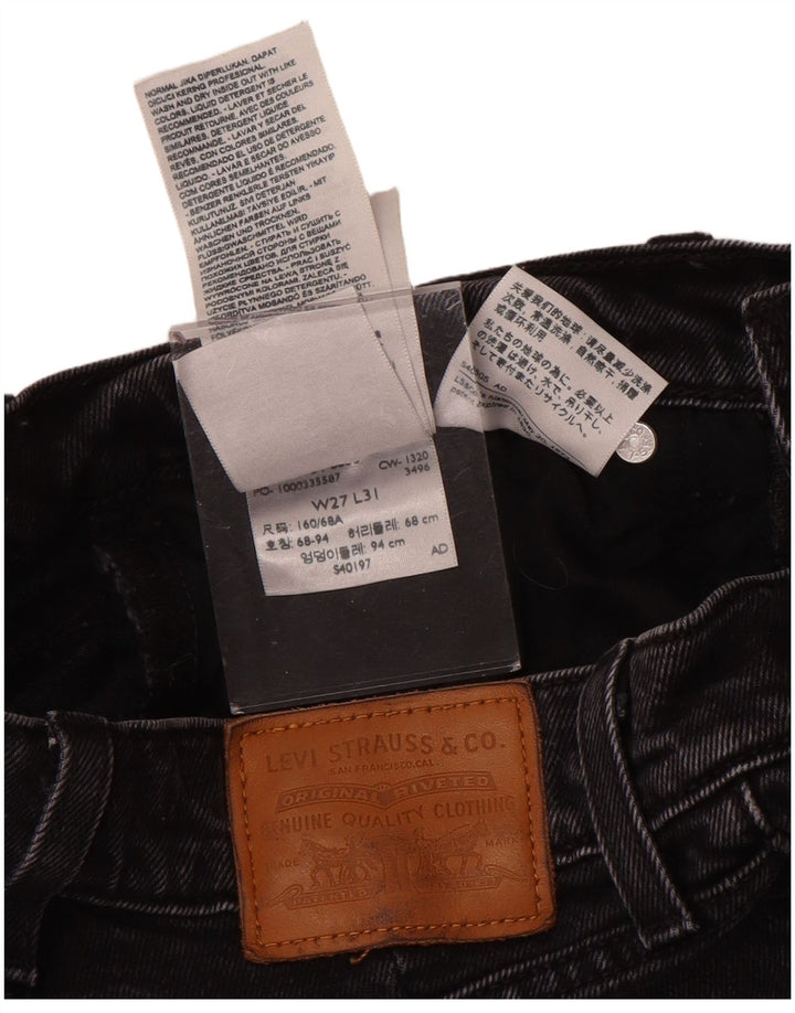 Calça jeans feminina Levi's High Rise Bootcut W27 L31 cinza algodão