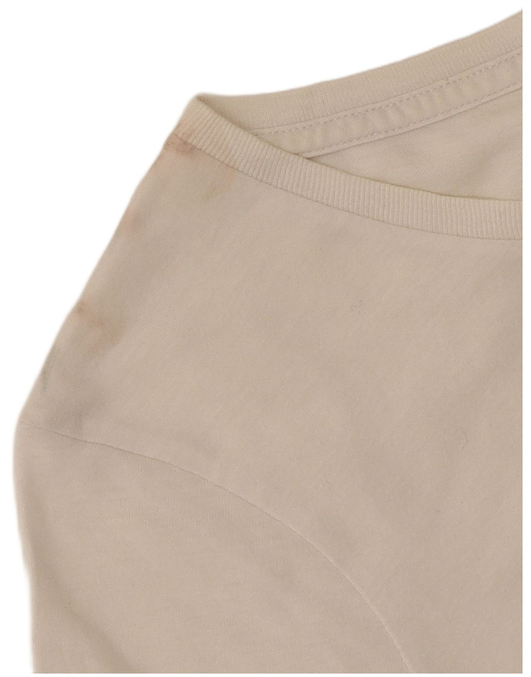 Camiseta feminina gráfica Levi's UK 10 pequena branca