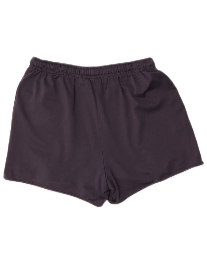 Shorts esportivos femininos Nike US 4/6 pequeno azul marinho poliéster