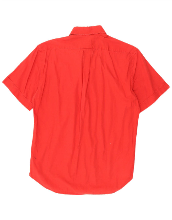 Camisa masculina de manga curta Marlboro Classics algodão vermelho médio