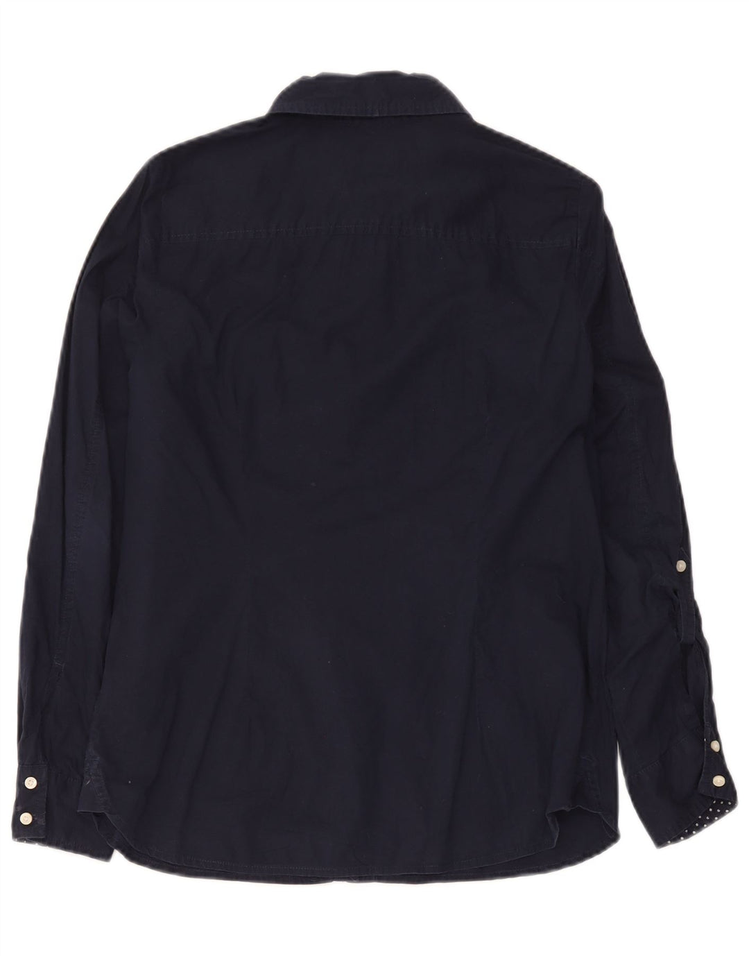 Camisa Tommy Hilfiger Mulher UK 14 Médio Azul Marinho