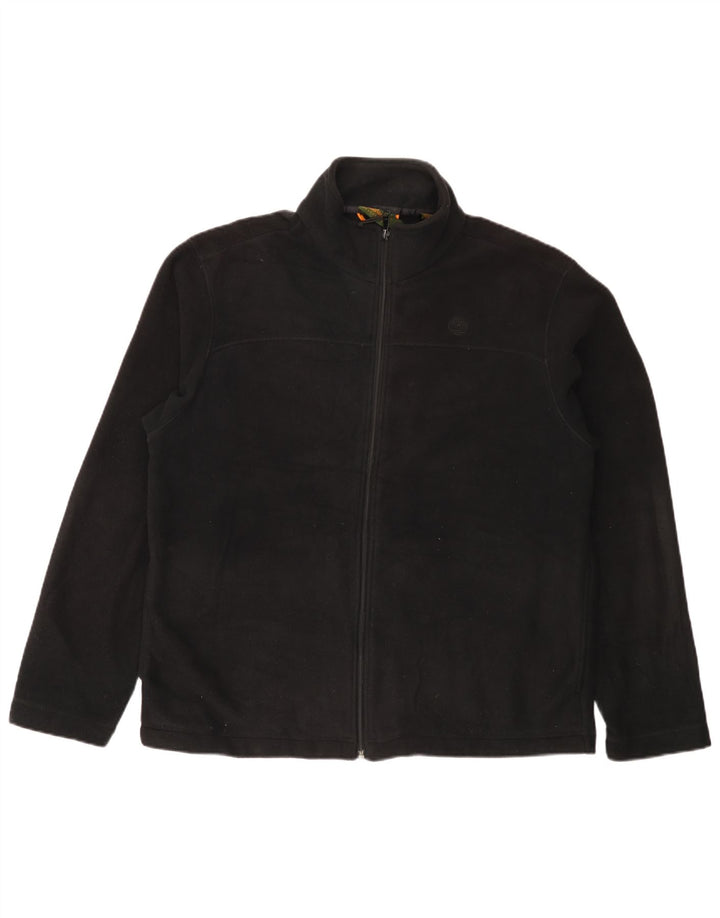 Jaqueta de lã masculina TIMBERLAND UK 40 grande poliéster preto