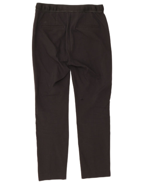 Zara Calça Chino Feminina Slim Médio W28 L26 Algodão Preto