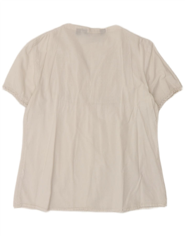 Blusa feminina Mountain Warehouse UK 12 médio branco