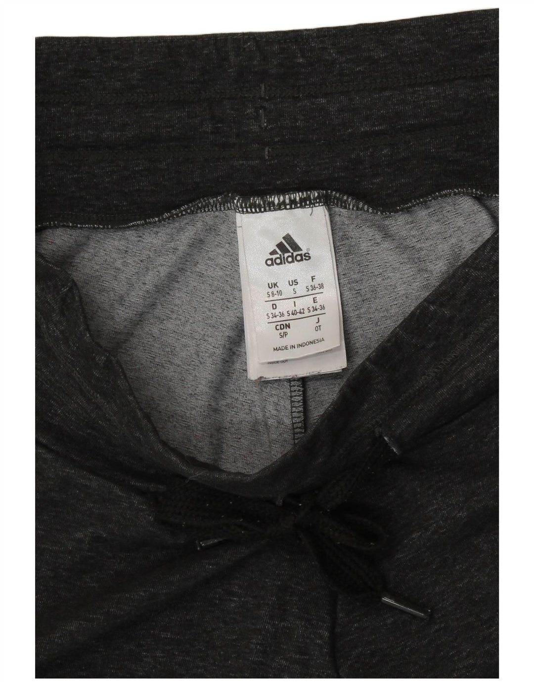 ADIDAS Womens Climalite Calças de treino Joggers UK 8/10 Small Grey