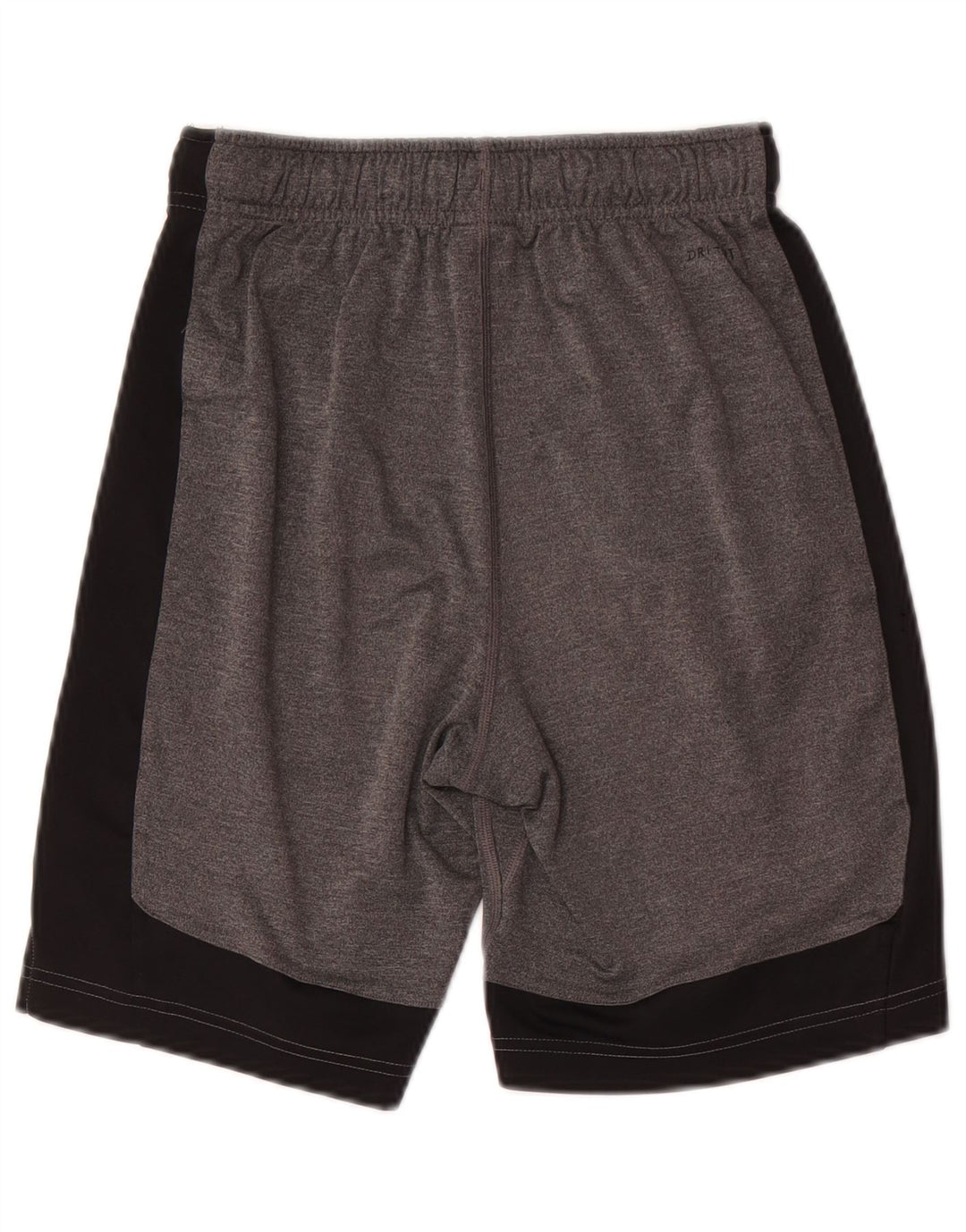 Shorts esportivos Nike Boys Dri Fit 11-12 anos cinza médio colorblock