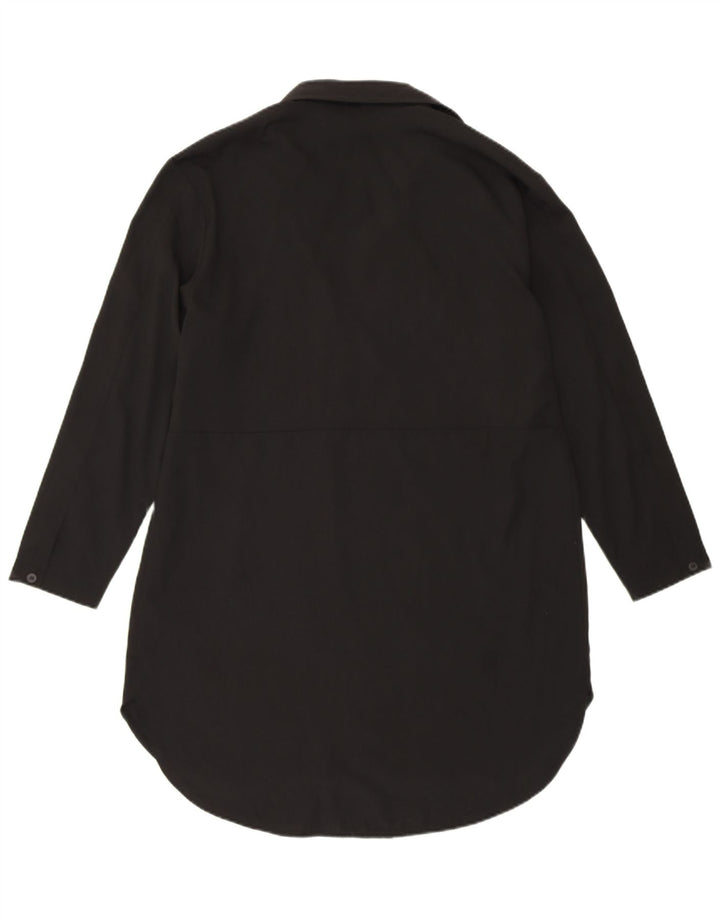 Camisa pulôver feminina Longline FRENCH CONNECTION Reino Unido 8 pequena preta